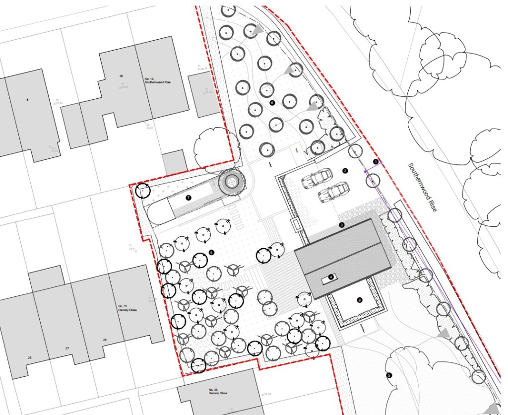 Lot: 3 - FREEHOLD RESIDENTIAL DEVELOPMENT SITE WITH PLANNING PERMISSION - Image of plot